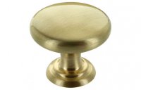 Purity Collection 38mm Round Knob Handle - Brushed Brass