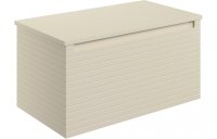 Purity Collection Accord 800mm Wall Hung 1 Drawer Basin Unit & Worktop - Matt Cotton