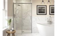 Purity Collection Icona 1400mm Semi-Framed Sliding Door - Chrome