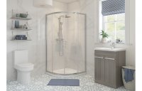 Purity Collection Classica 800mm 2 Door Quadrant - Chrome