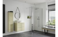 Purity Collection Icona Optional 330mm Rotatable Wetroom Panel (Retrofit) - Chrome