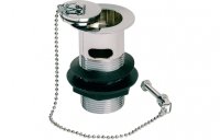 Purity Collection Slotted Basin Plug & Chain Waste - Chrome