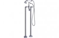 Purity Collection Biella Floor Standing Bath/Shower Mixer - Chrome