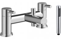 Purity Collection Lucca Bath/Shower Mixer & Bracket - Chrome