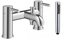 Purity Collection Padua Bath/Shower Mixer & Bracket - Chrome