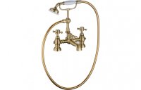 Purity Collection Terni Bath/Shower Mixer & Shower Kit - Brushed Brass