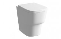 Purity Collection Calm Square Soft Close Toilet Seat - White