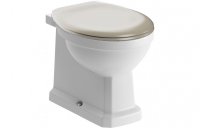 Purity Collection Chateau Back To Wall Toilet & Matt Latte Soft Close Seat