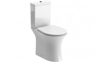Purity Collection Cosmopolitan Rimless Close Coupled Open Back Toilet & Soft Close Seat