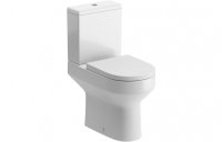 Purity Collection Evergreen Close Coupled Open Back Comfort Height Toilet & Soft Close Seat