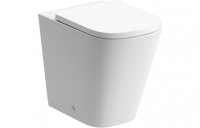 Purity Collection Linden Square Soft Close Toilet Seat - White