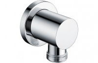 Purity Collection Round Wall Outlet Elbow - Chrome