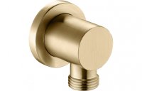 Purity Collection Wall Outlet Elbow - Brushed Brass