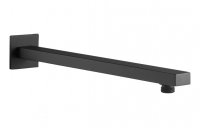 Purity Collection Square Shower Arm 300mm - Matt Black