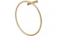 Purity Collection Martino Towel Ring - Brushed Brass