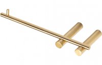 Purity Collection Martino Toilet Roll Holder - Brushed Brass