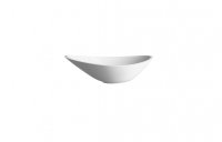 Purity Collection Ambrosial 564x323mm 0 Tap Hole Resin Washbowl - White