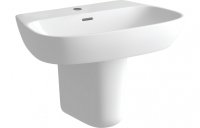 Purity Collection Linden 600x400mm 1 Tap Hole Basin & Semi Pedestal