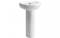Purity Collection Vineyard 450mm 1 Tap Hole Basin & Full Pedestal