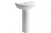 Purity Collection Vineyard 550mm 1 Tap Hole Basin & Full Pedestal
