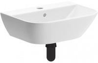 Purity Collection Forestglow 450x320mm 1 Tap Hole Cloakroom Basin & Black Bottle Trap