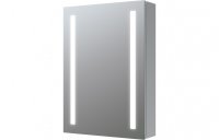 Purity Collection Azura 500mm 1 Door Front-Lit LED Mirror Cabinet