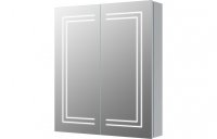 Purity Collection Yumi 600mm 2 Door Front-Lit LED Mirror Cabinet