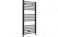 Purity Collection Gradia Straight 30mm Ladder Radiator 600 x 1200mm - Matt Black