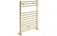Purity Collection Gradia Straight 30mm Ladder Radiator 500 x 800mm - Brushed Brass