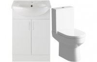 Purity Collection Visio 650mm Vanity & C/C Toilet Pack