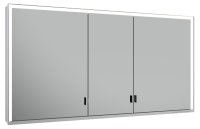 Keuco Royal Lumos 1400 x 735 x 165mm Mirror Cabinet - Anodised Silver