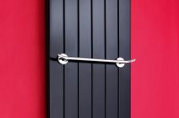 Bisque Magnetic Towel Rail - Chrome . Width = 432mm, Projection = 55mm