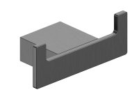 Scudo Napoli Robe Hook - Gunmetal