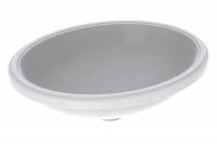 Geberit VariForm 500mm Oval Undercounter Basin - No Overflow