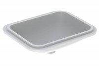 Geberit VariForm 450mm Rectangular Undercounter Basin - No Overflow