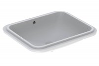 Geberit VariForm 500mm Rectangular Undercounter Basin - With Overflow