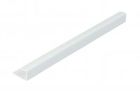 Zest Trims For Use with 10mm Panels - 2700mm End Cap - White