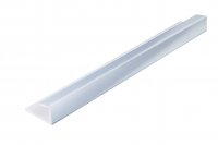 Zest Pvc End U Cap Trims for Use with 1000/10mm Panels - 2400mm x 11mm - Silver