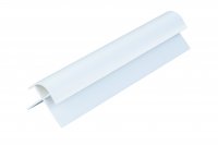 Zest Pvc External Corner Trims for Use with 1000/10mm Panels - 2400mm x 11mm - White