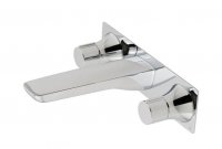 Vado Altitude 3 Hole Wall Basin Mixer With Backplate