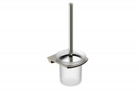 RAK Petit Square Toilet Brush Holder - Nickel