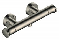 RAK Wall Mounted Exposed Thermostatic Bar Valve - Nickel