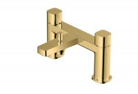RAK Petit Square Deck Bath Shower Mixer - Gold