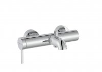 Roca Ona Wall Mounted Chrome Bath Shower Mixer