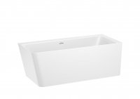 Roca Stonex Asymmetric Right Corner Bath with Integrated Panel