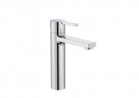 Roca Naia Chrome Smooth Bodied Medium Plus Height Basin Mixer
