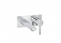 Roca Naia Wall-Mounted Basin Mixer - Chrome