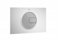 Roca PL4 White/Grey Dual Flush Plate