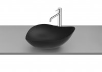 Roca Ohtake Matt Black Countertop Basin