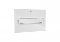 Roca PL1 White Dual Flush Plate